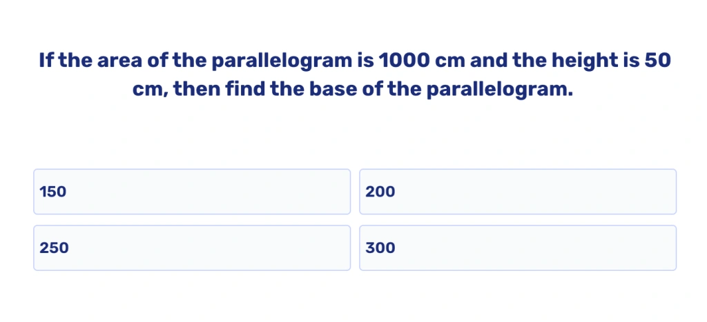 Special parallelograms worksheets: Practice