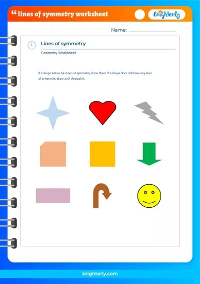 Lines Of Symmetry Worksheet Pdf