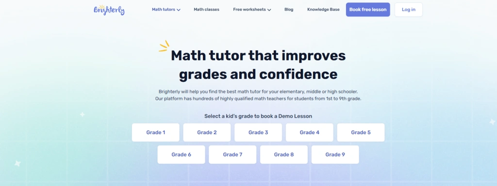 Preventing summer learning loss with Brighterly: Features