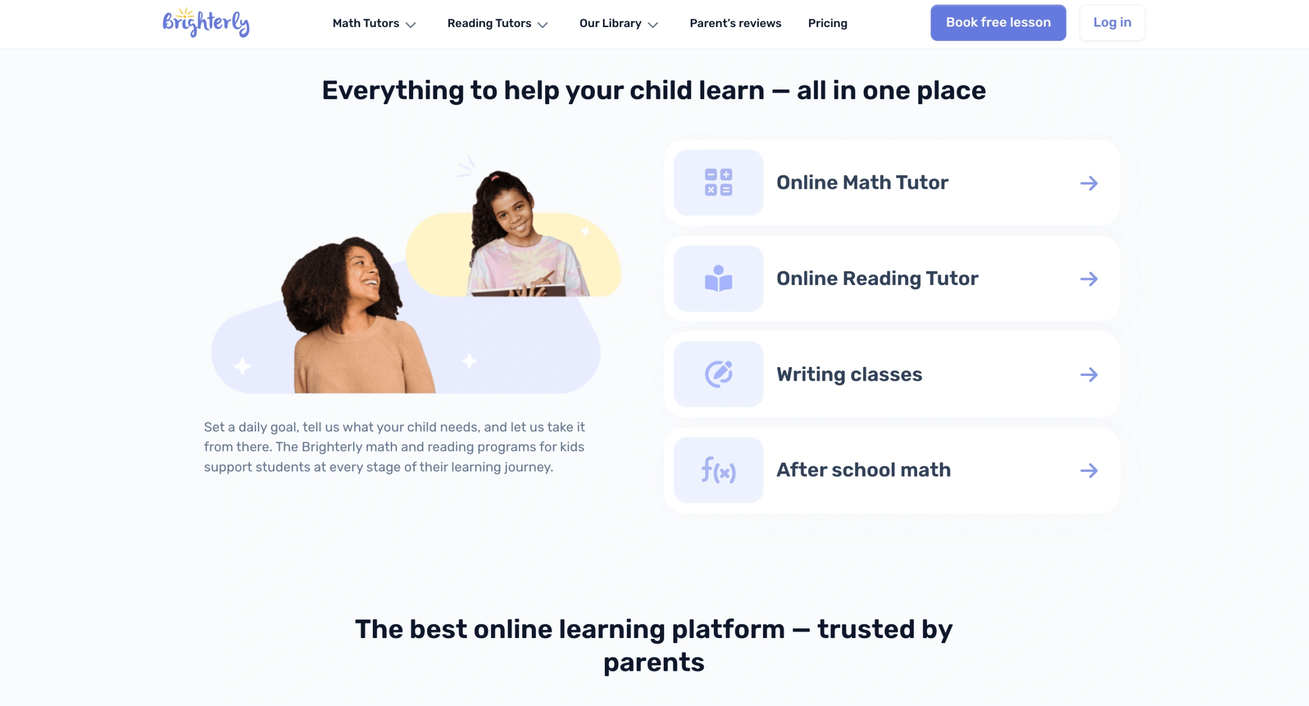 Brighterly Online Course Platform for Kids and Teens