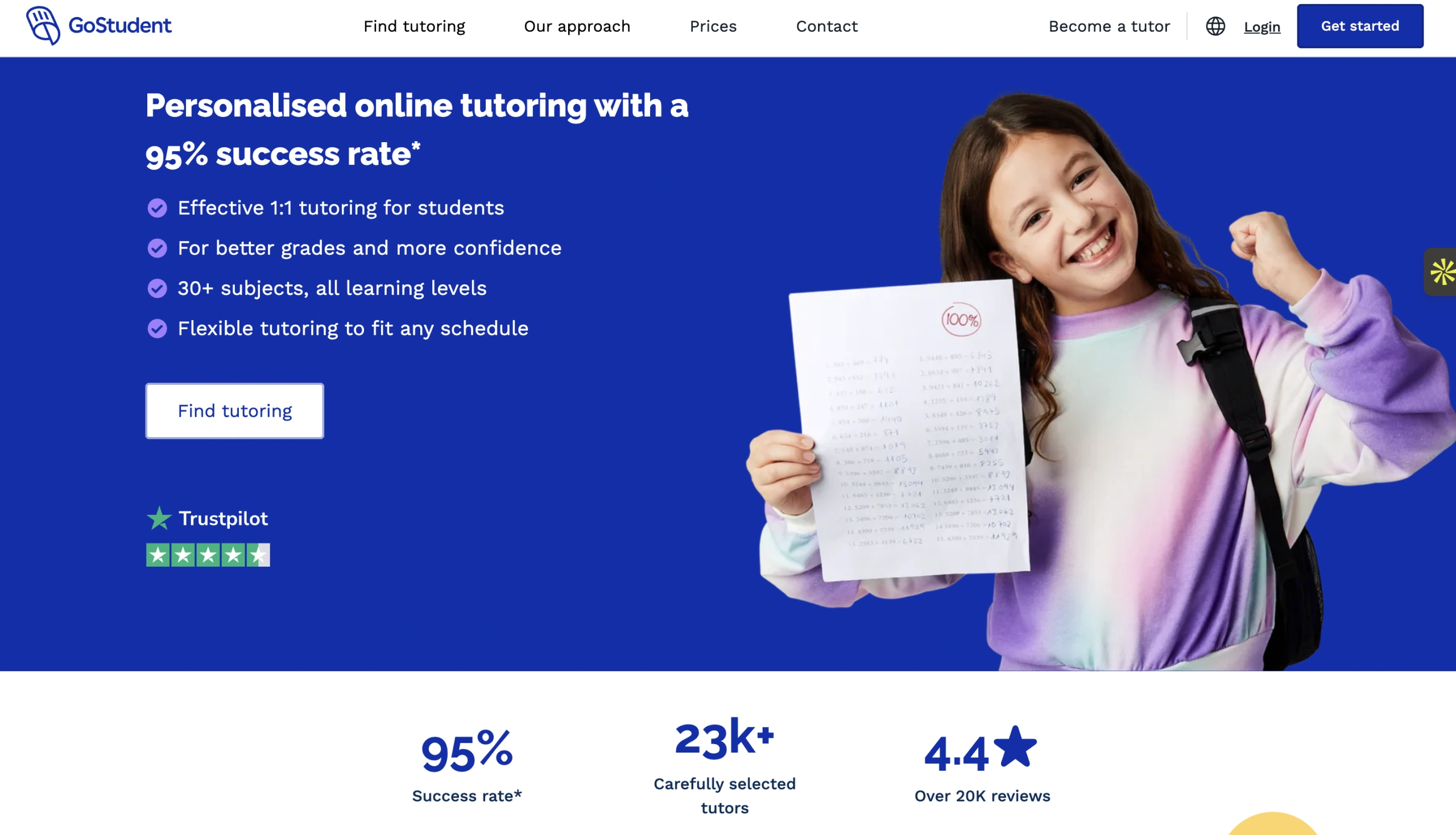 GoStudent: Best for academic support in UK