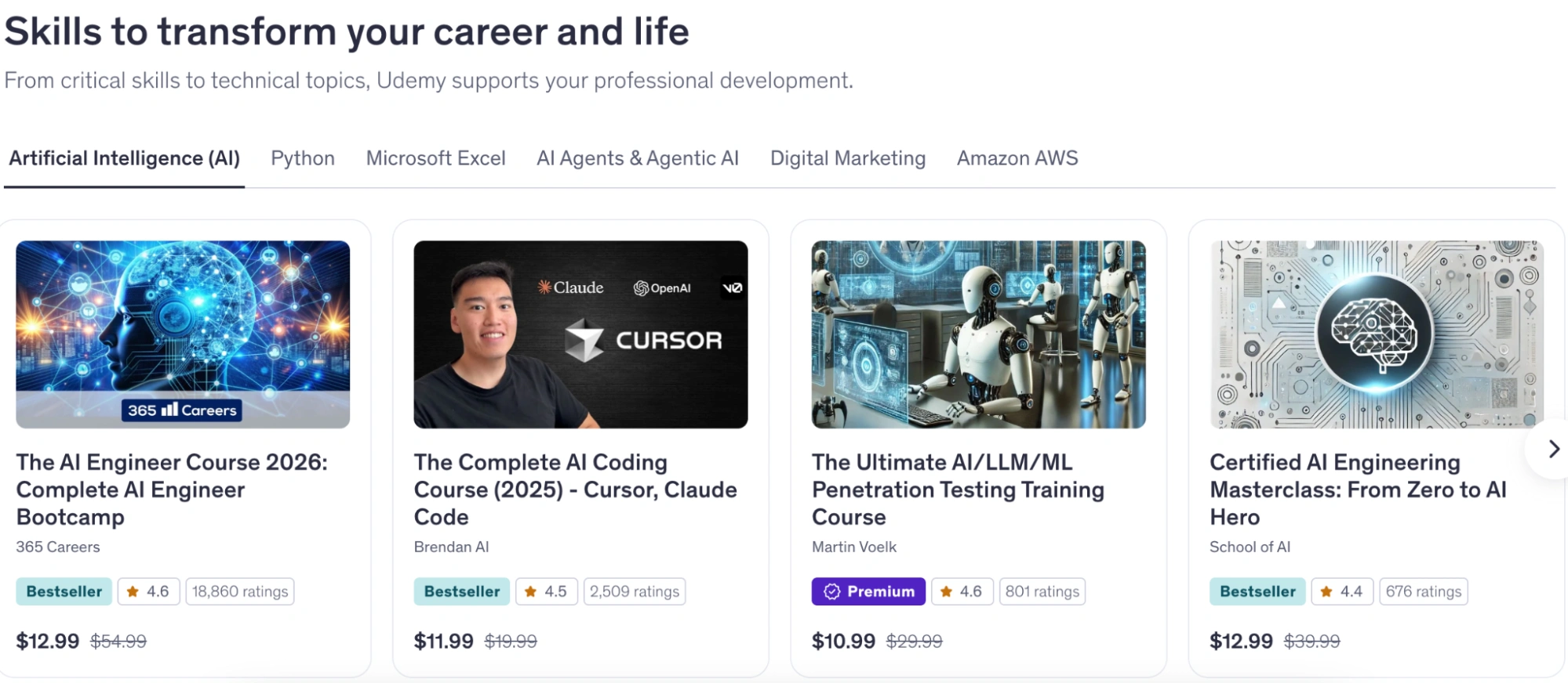 7. Udemy — Best For A Course Marketplace