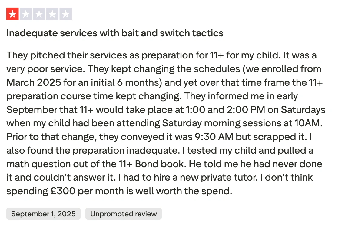 Mathnasium reviews