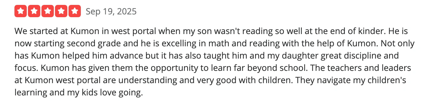 Kumon reviews