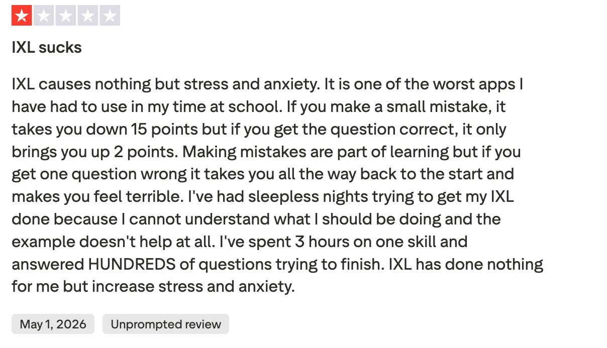 Where IXL Falls Short