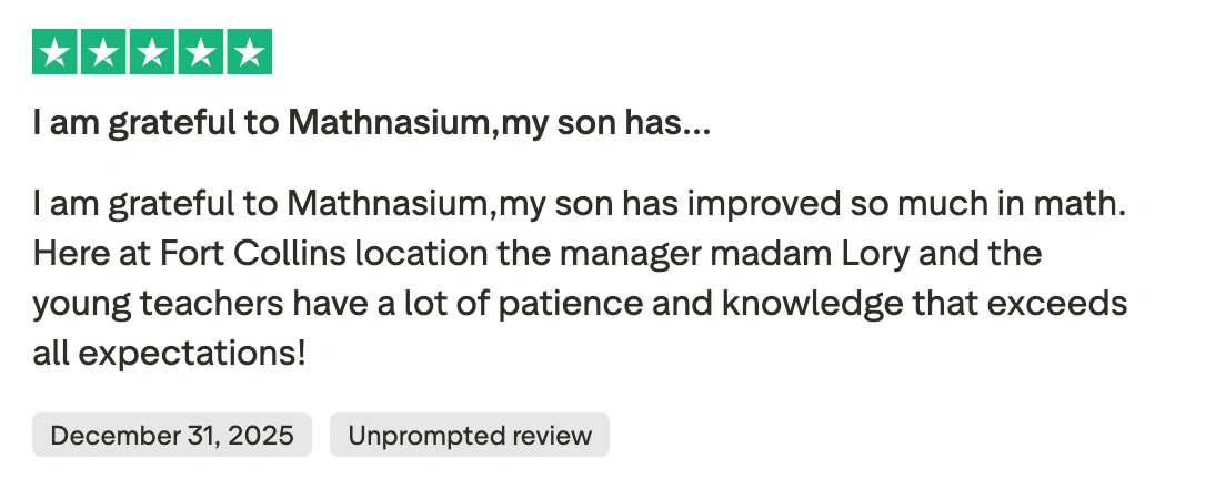 Mathnasium reviews from parents: Effectiveness