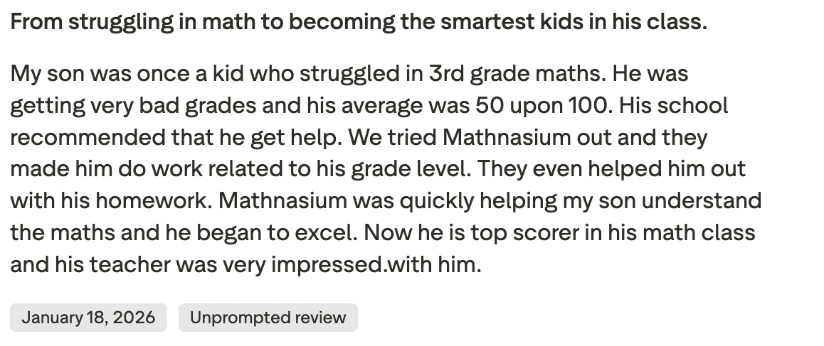 What users love about Mathnasium