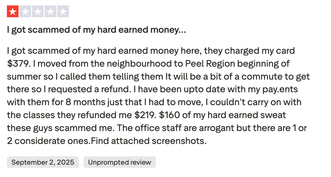 Common Mathnasium complaints