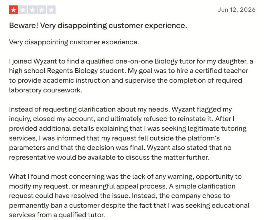 What Are the Disadvantages of Using Wyzant?