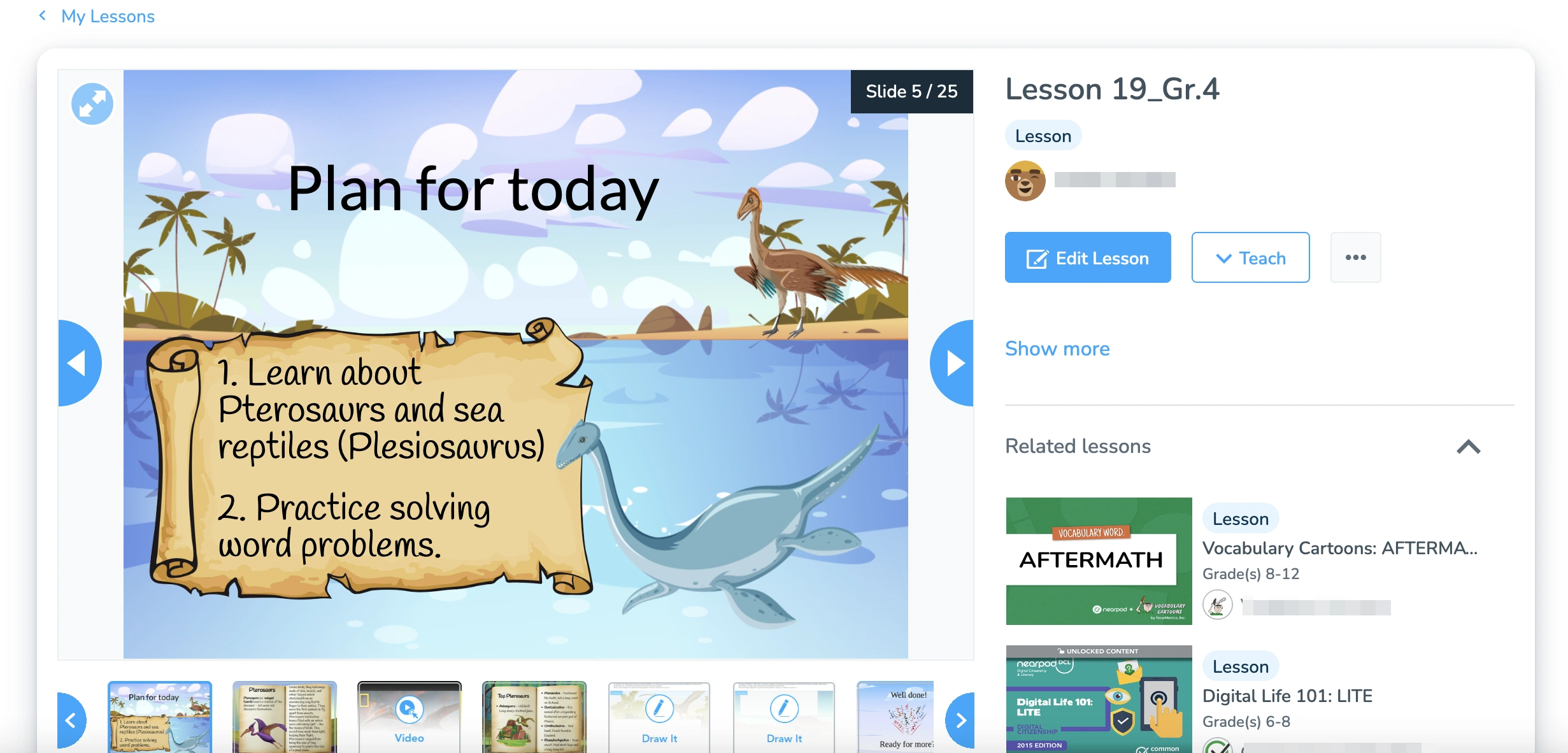 Personalized curriculum aligned with U.S. state standards