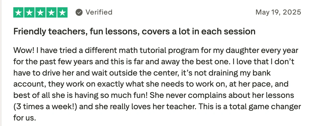 Cost-effective private tutoring that kids love