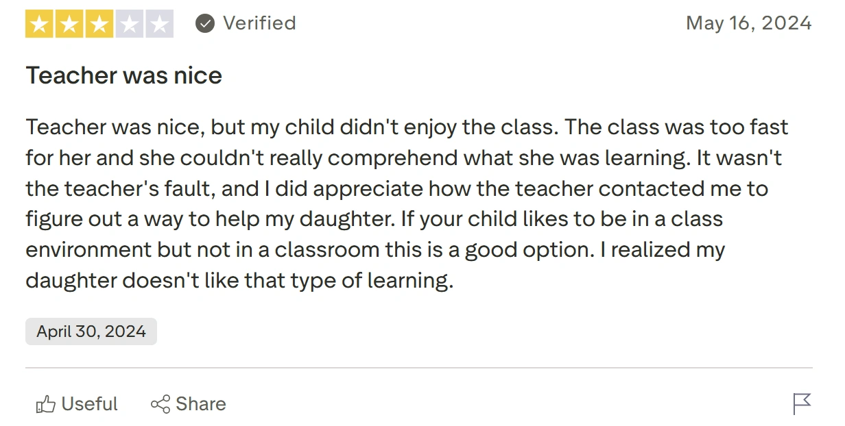 Outschool reviews from parents: Learning approach and its usefulness