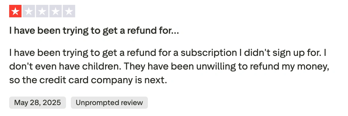 ABCmouse subscription: Autorenewal and cancellation problems