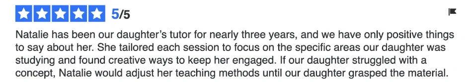 Benefit #1: 1:1 Personalized Attention