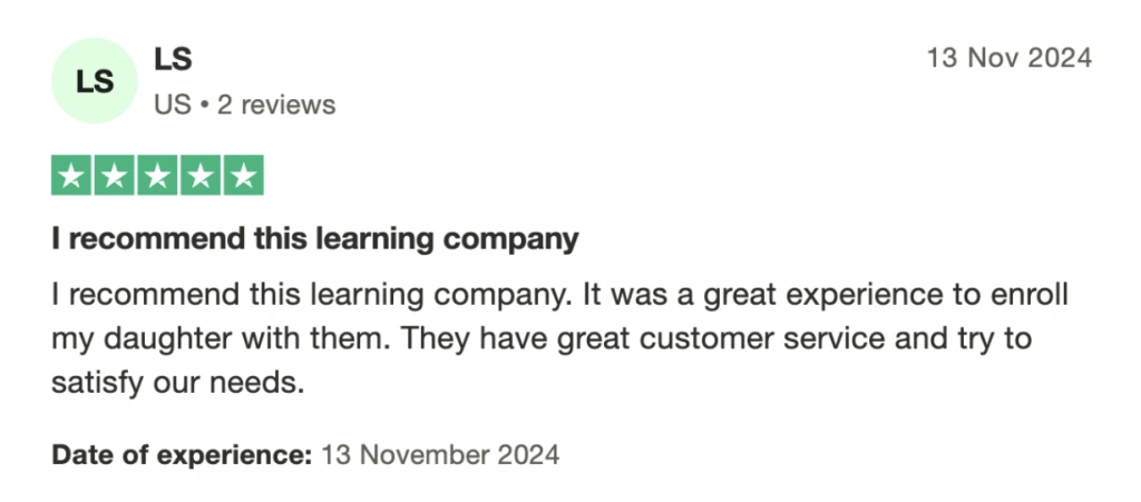 Learner tutoring reviews complaints