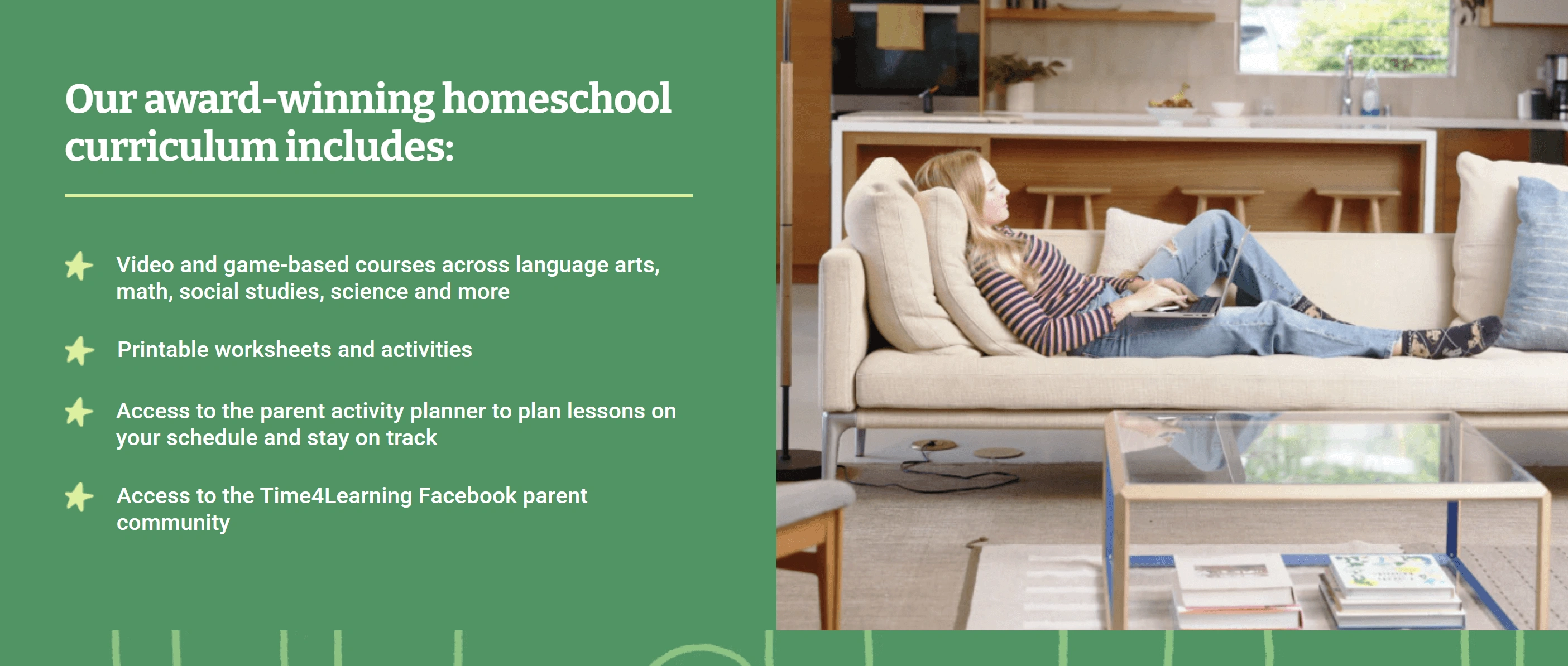 What is Time4Learning good at?