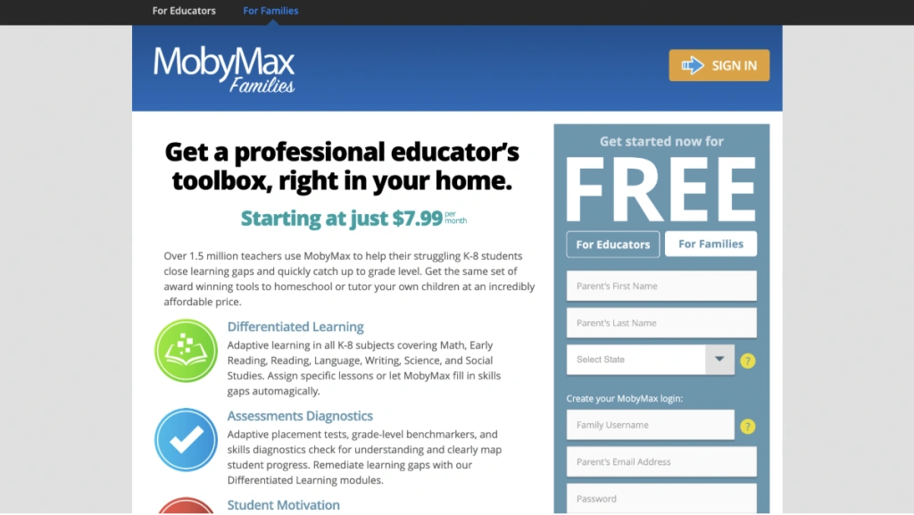 MobyMax: Pricing