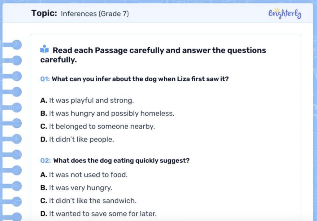 Making inferences worksheets: Examples by Brighterly