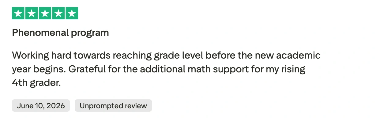 Brighterly Reviews by Parents
