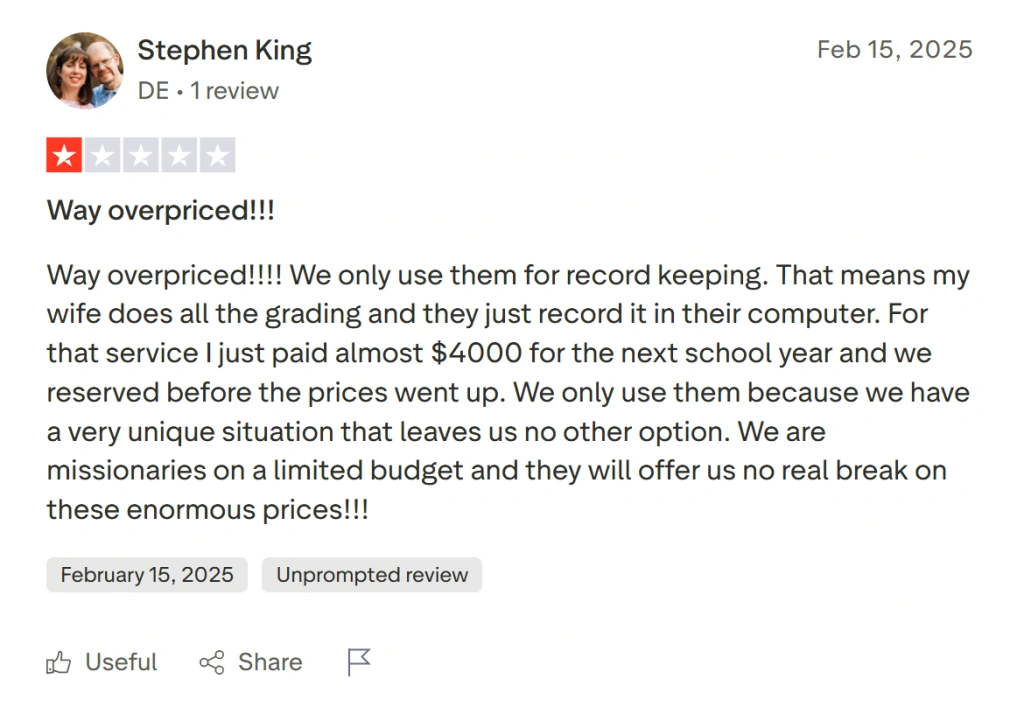 What is the most popular homeschool program?