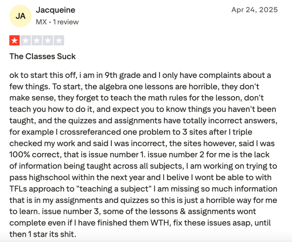 Time4Learning reviews Reddit and Trustpilot evaluating its approach