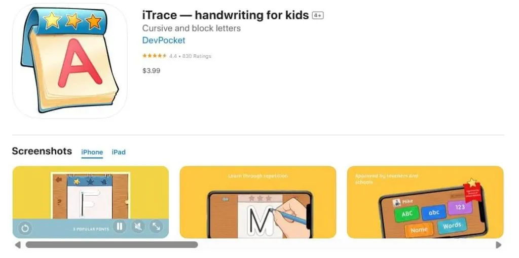 iTrace: Pricing