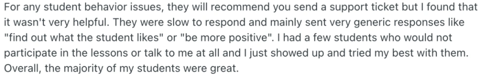 Ignite Reading reviews: Support and connection 