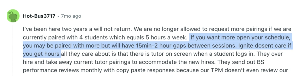 What users dislike about the program: