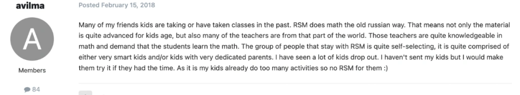 Why is RSM good?