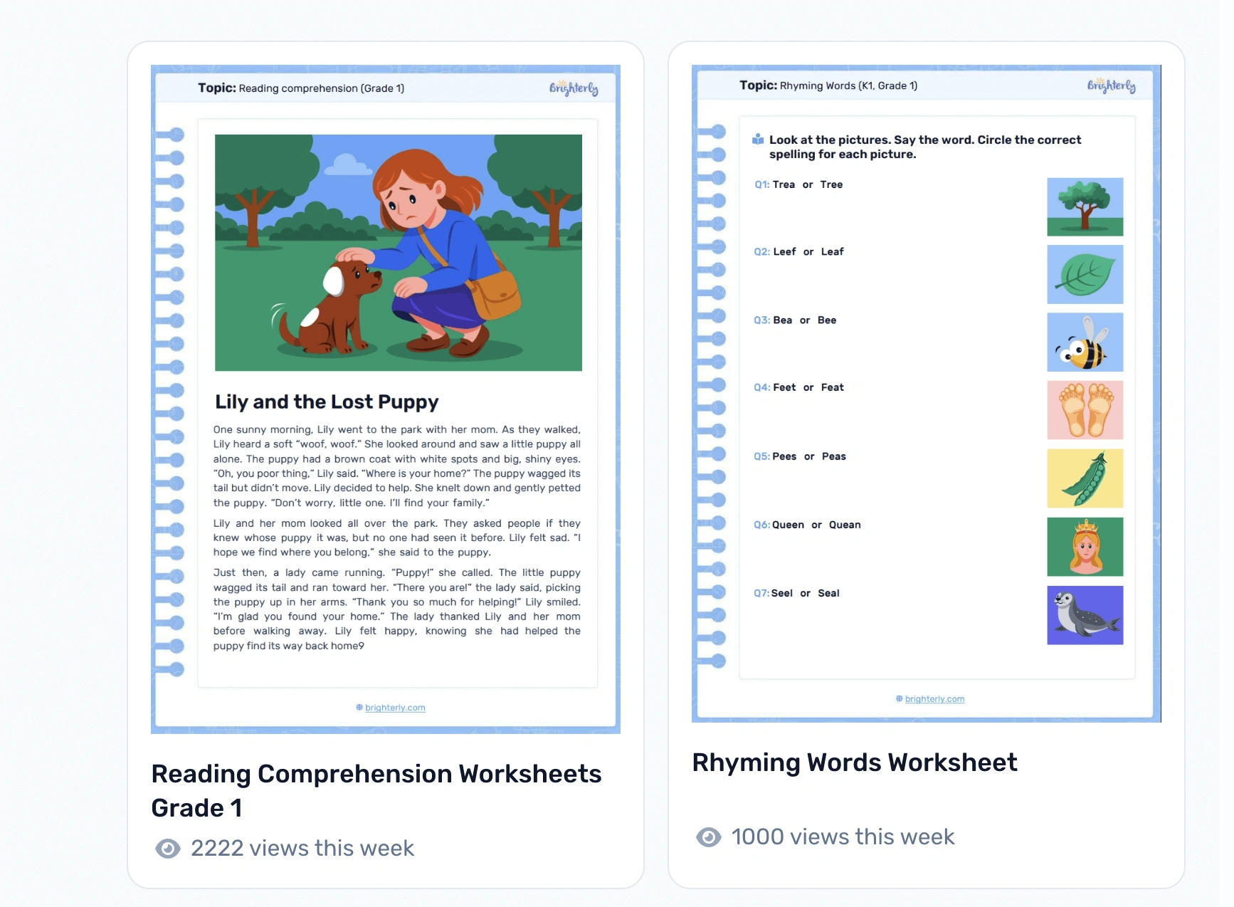 Free learning materials
