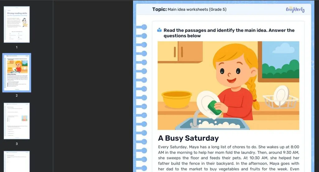 Interactive tutoring + worksheets = faster understanding