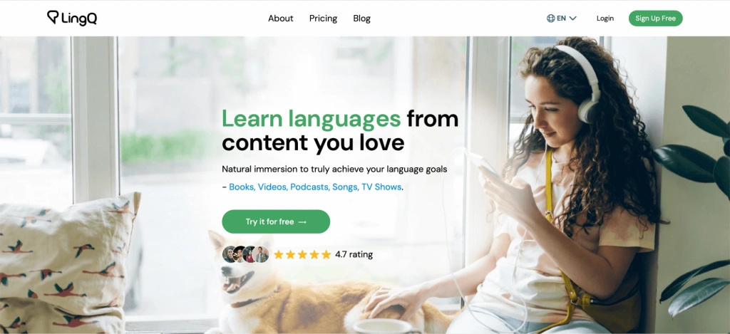 LingQ vocabulary building app