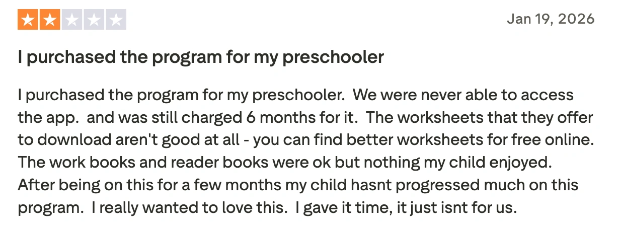 What Users Say: Hooked on Phonics Reviews
