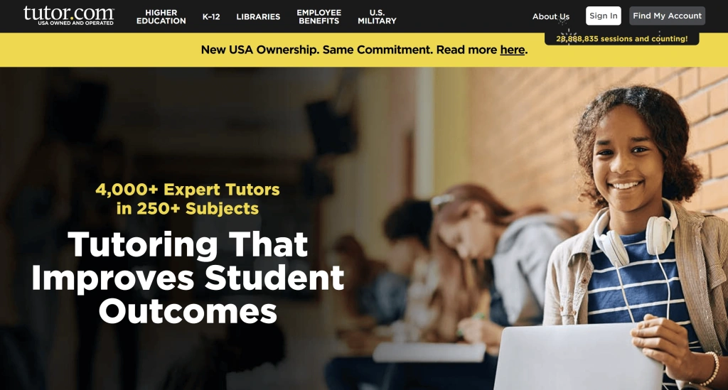 Preply alternative #6: Tutor.com