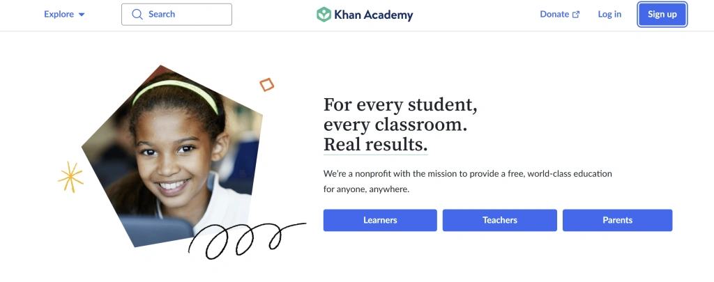 Preply alternative #7: Khan Academy