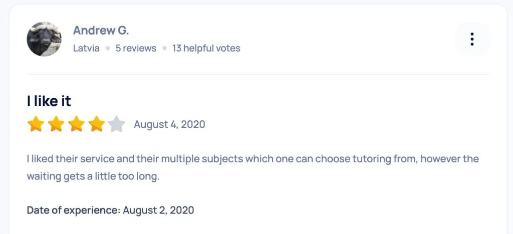 Tutor.com reviews: Benefits
