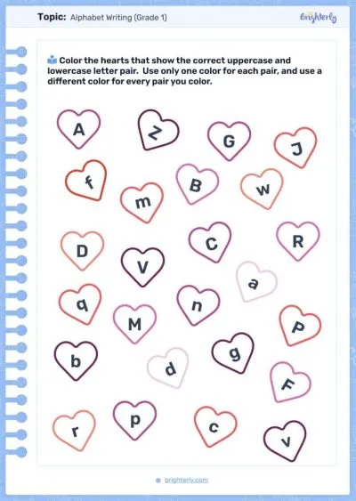 Alphabet Writing Worksheets PDF