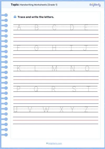 PDF1 Handwriting Worksheets 2