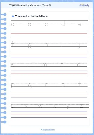PDF1 Handwriting Worksheets 1