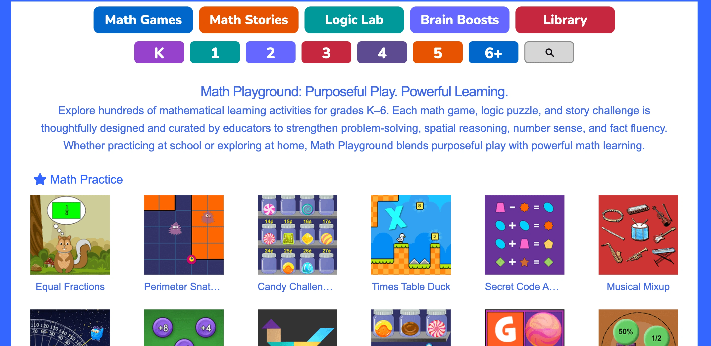 #8 Math Playground
