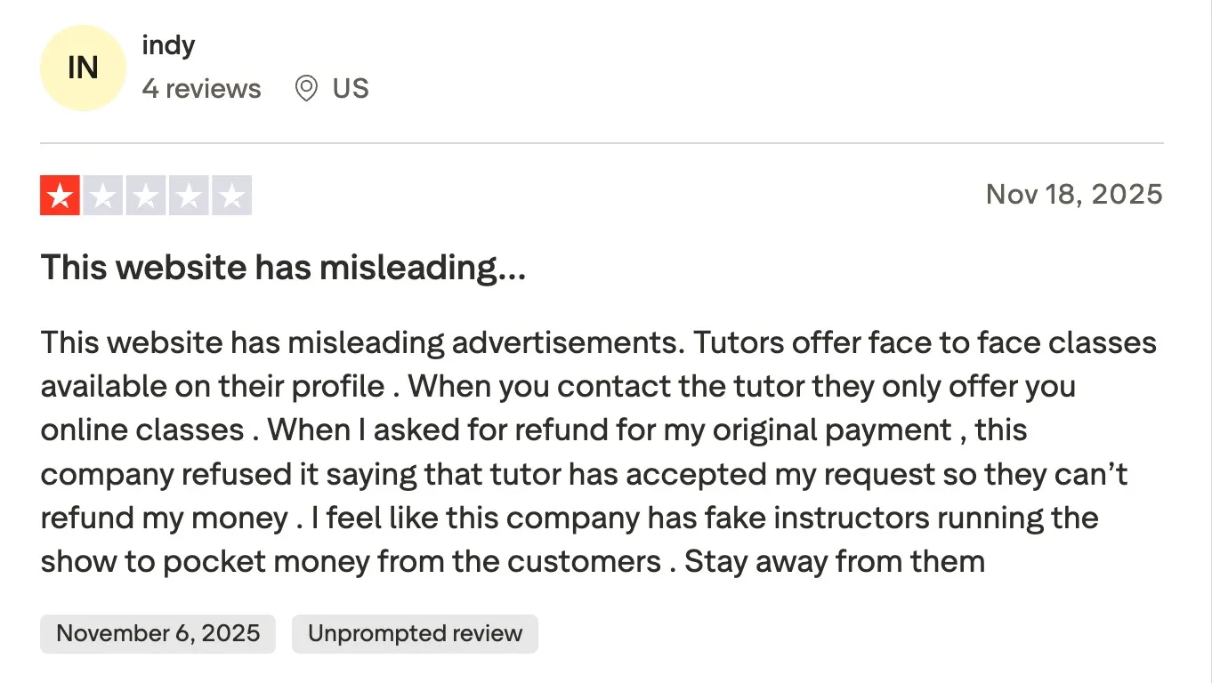 Common complaints