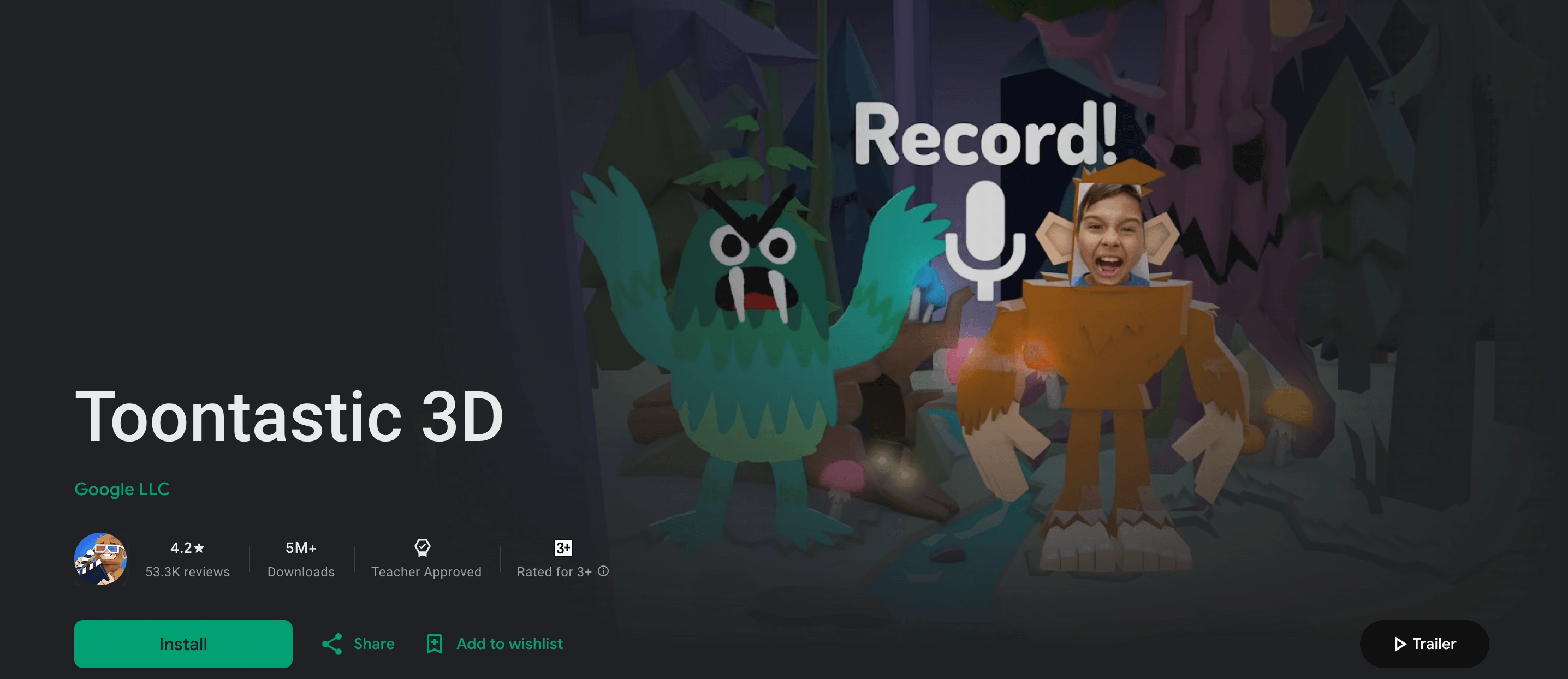 #3 Toontastic 3D ​​app for creative writing