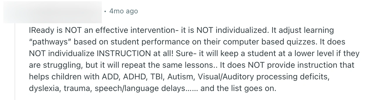 Repeating lessons for minor mistakes can be frustrating