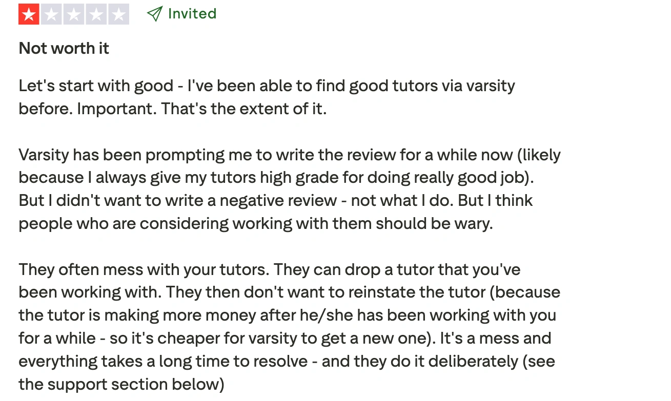 Varsity Tutors Review