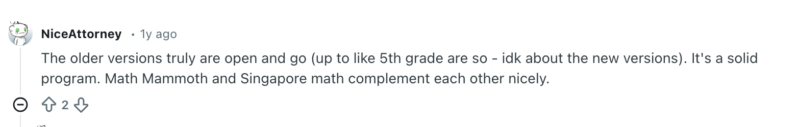 Singapore Math reviews on Reddit: What parents really think about the platform
