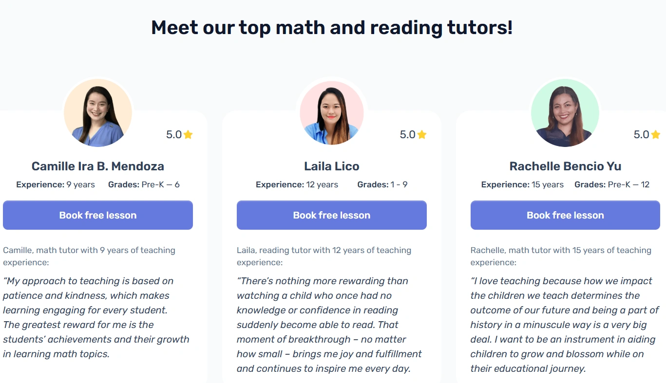 Personalized learning with supportive tutors