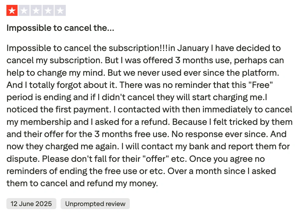 Billing and Cancellation: What Users Report