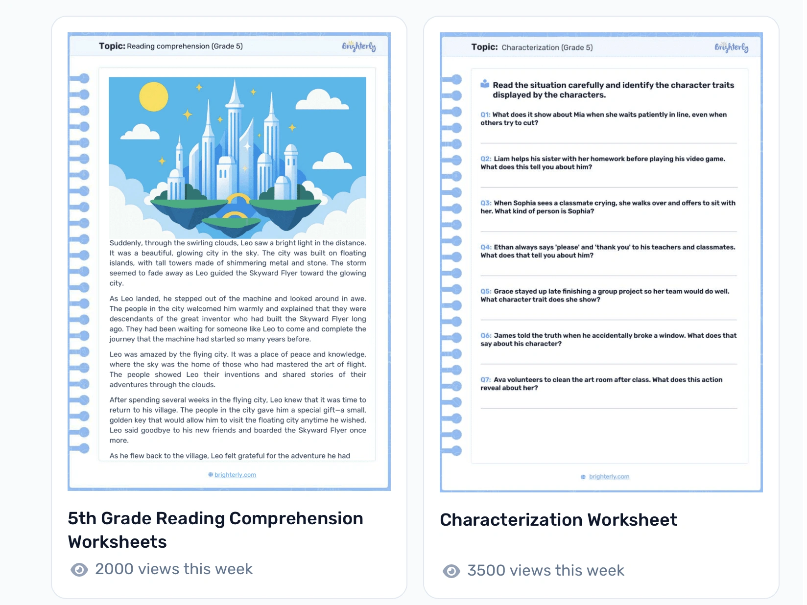 #1 Worksheets – printable reading comprehension games