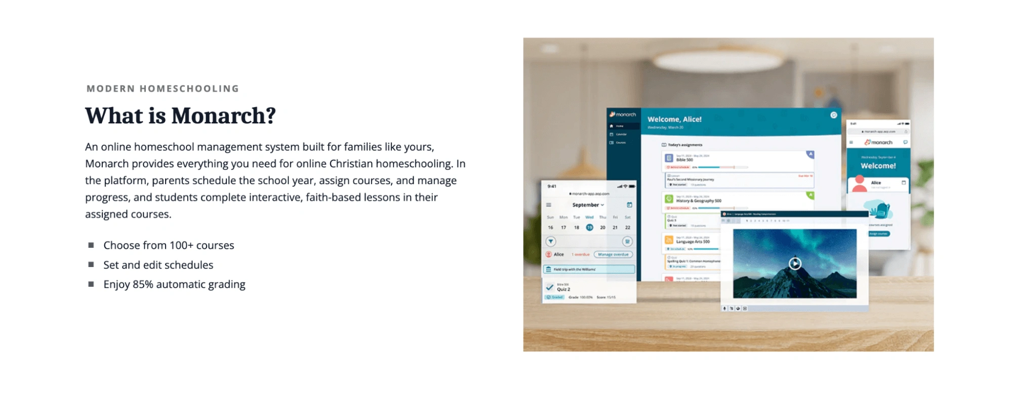 What is Monarch Homeschool?