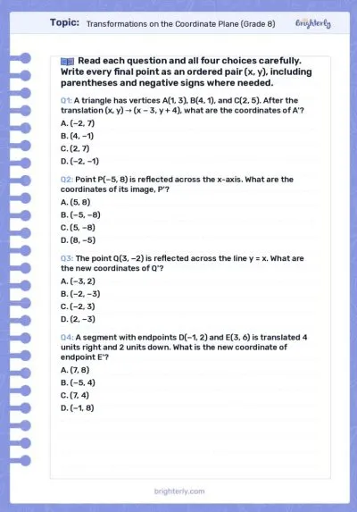 8_Transformations_Worksheet_2